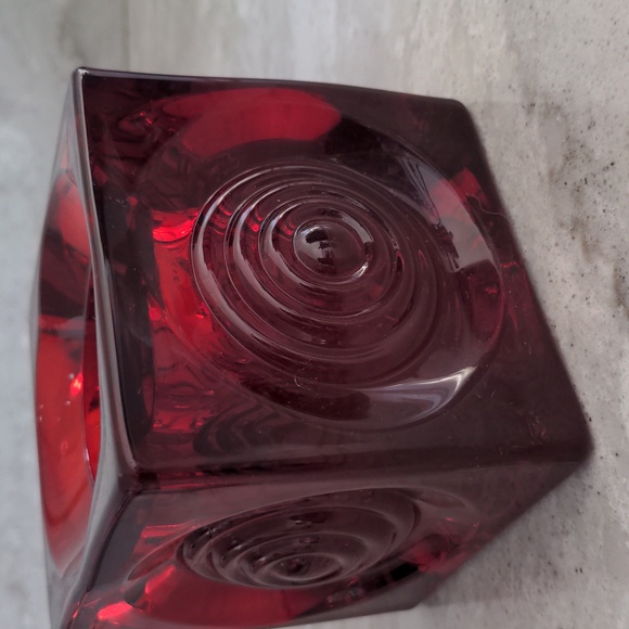 EUC Vintage Gorgeous Viking Glass Co Candle Holder - Picture 5 of 11